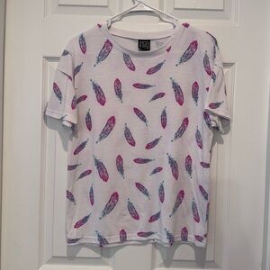 Modern Lux feather shirt
